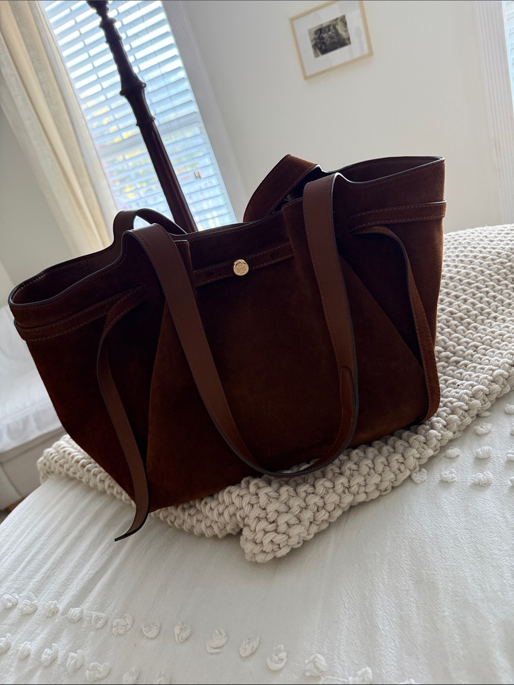 Tory Burch Romy Leather Tote